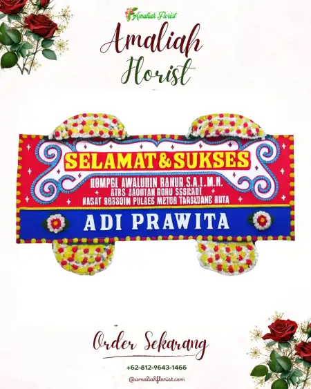 Papan Bunga Ucapan Selamat 27 Ilir